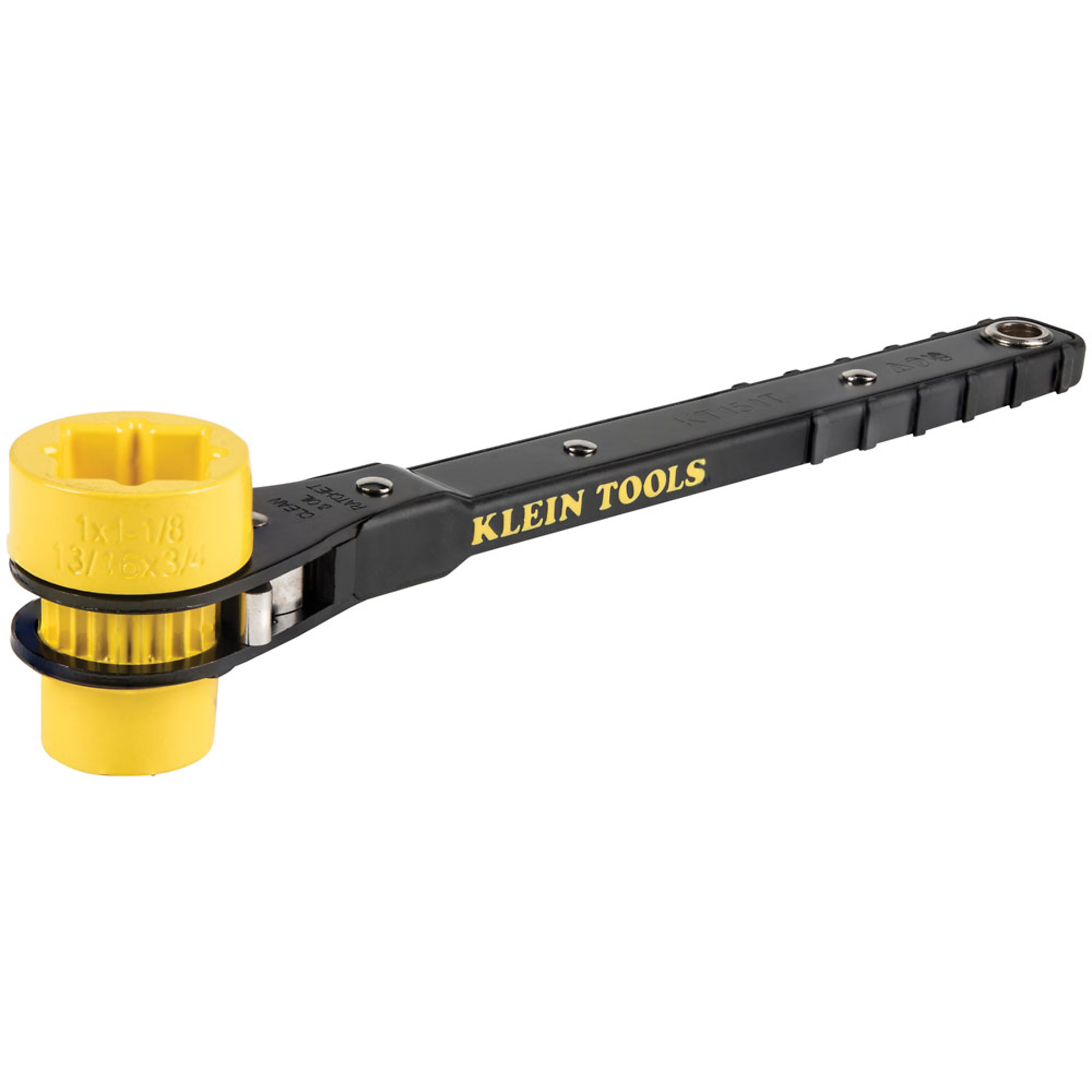 4-in-1 Lineman's Ratcheting Wrench, Model# KT151T